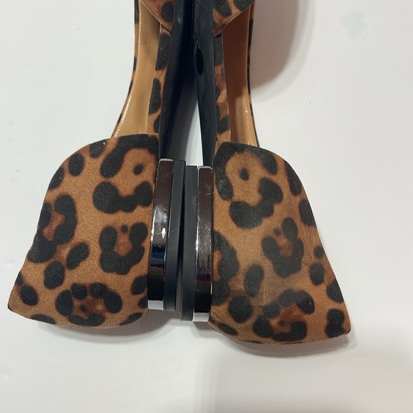 Jessica Simpson leopard pattern ballet flats with silver accent on heel Size 7.5 - Picture 7 of 7